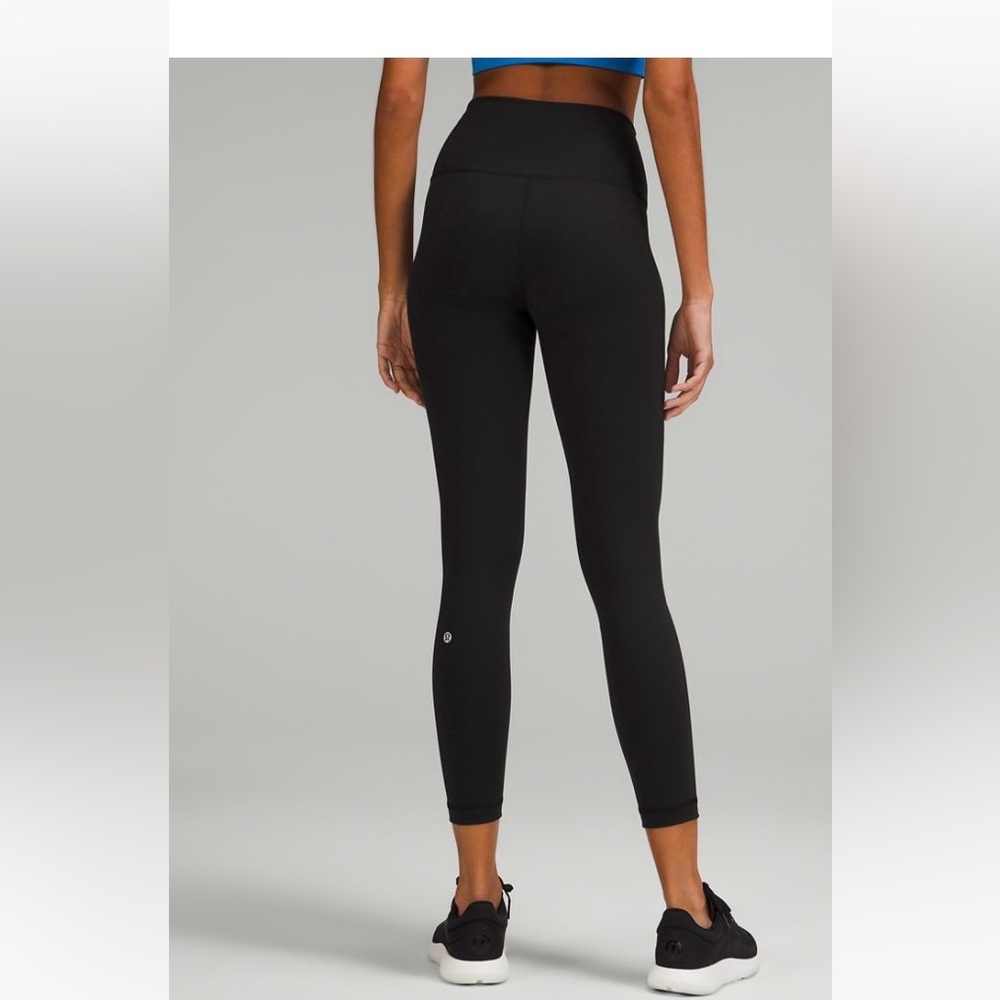 LULULEMON NWT Wunder Train HR Tight 25" Color Black LEGGINGS